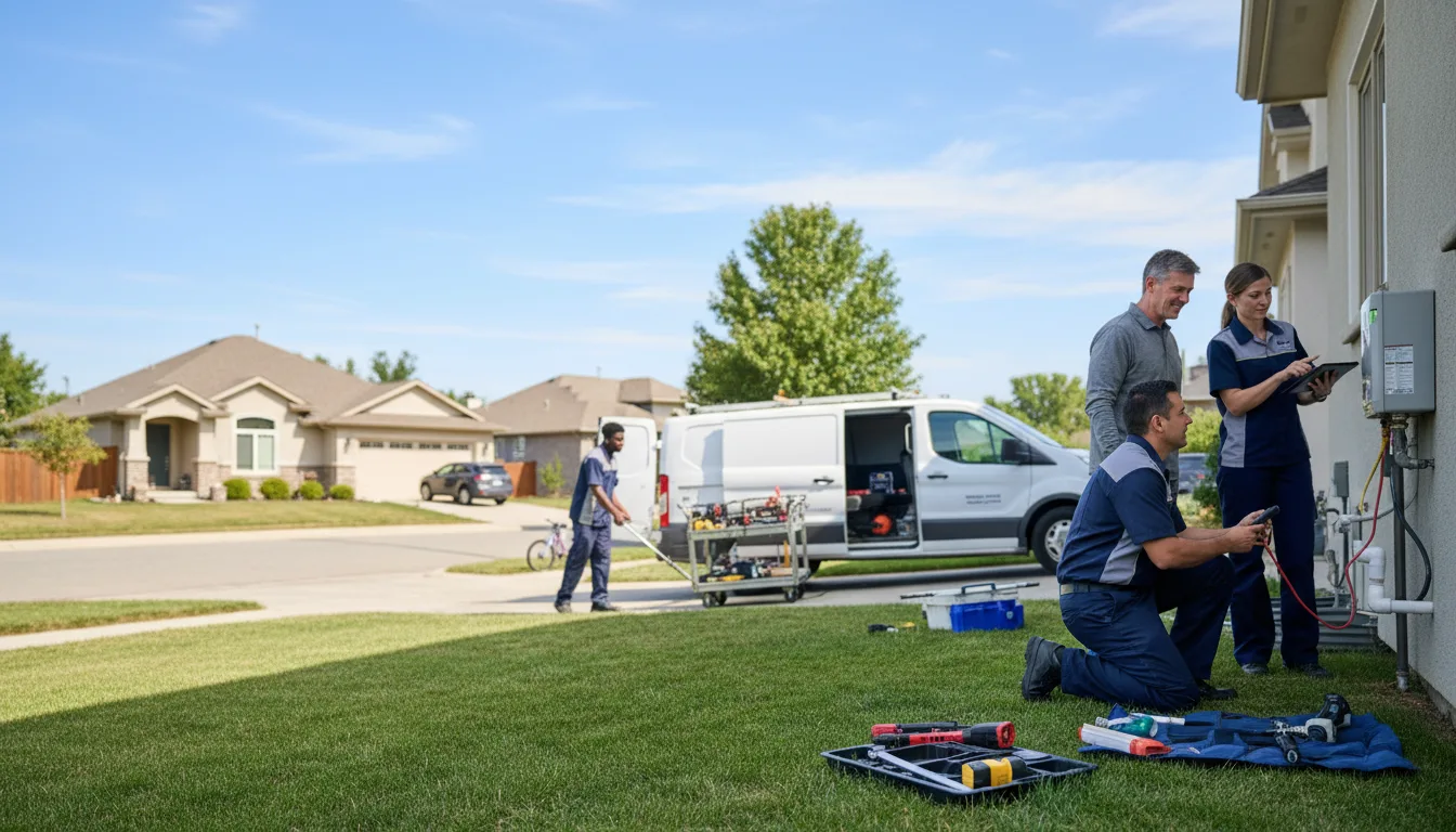 Tankless water heater service in Colfax, ND